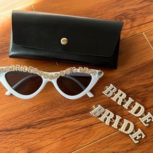 (2/$30) Bride to Be sunglasses + Earrings